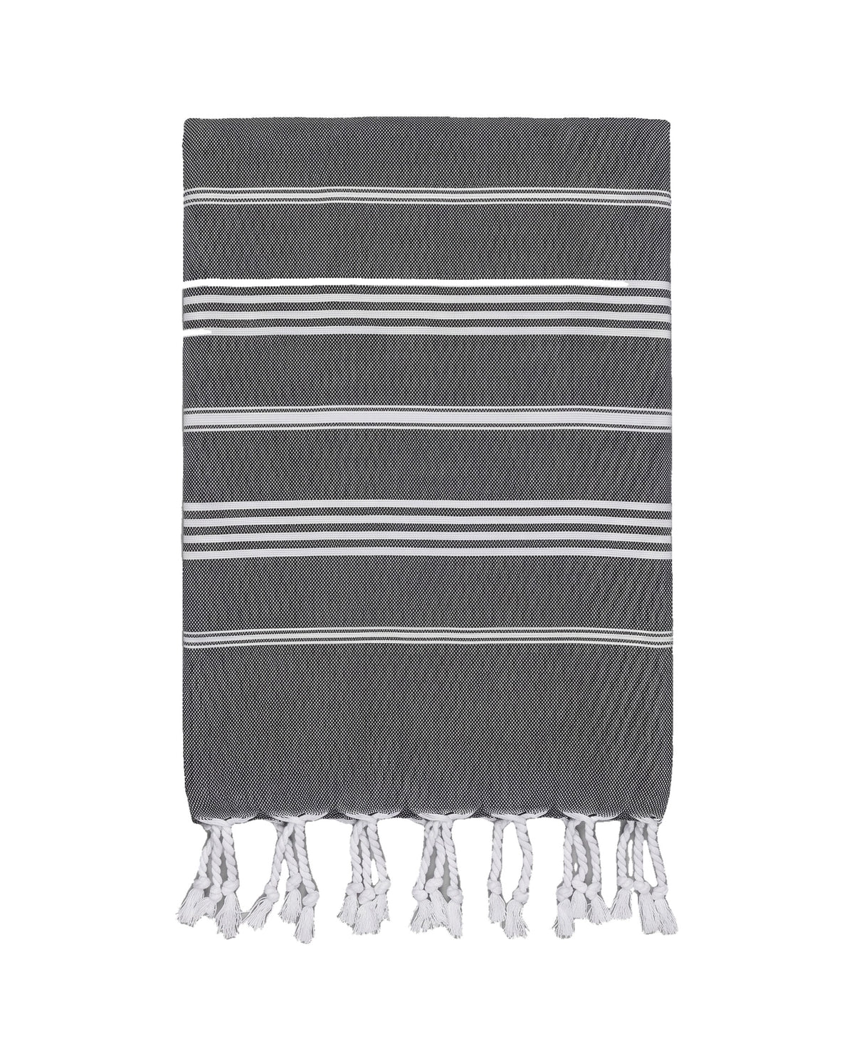 kleine hamamdoek Leyla black - vrijstaand