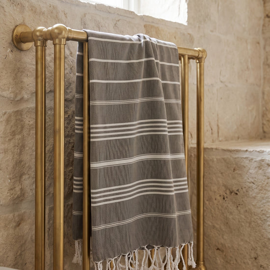 kleine hamamdoek Leyla khaki - sfeer