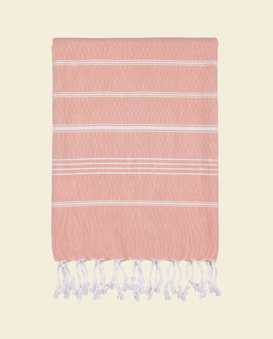 kleine hamamdoek Leyla melon - op kleur