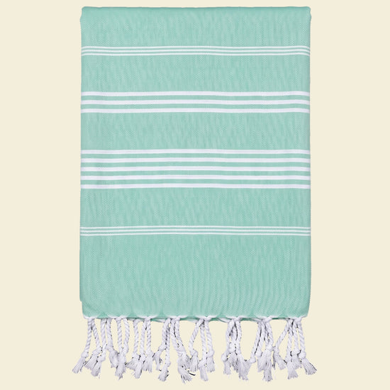 kleine hamamdoek Leyla mint - op kleur