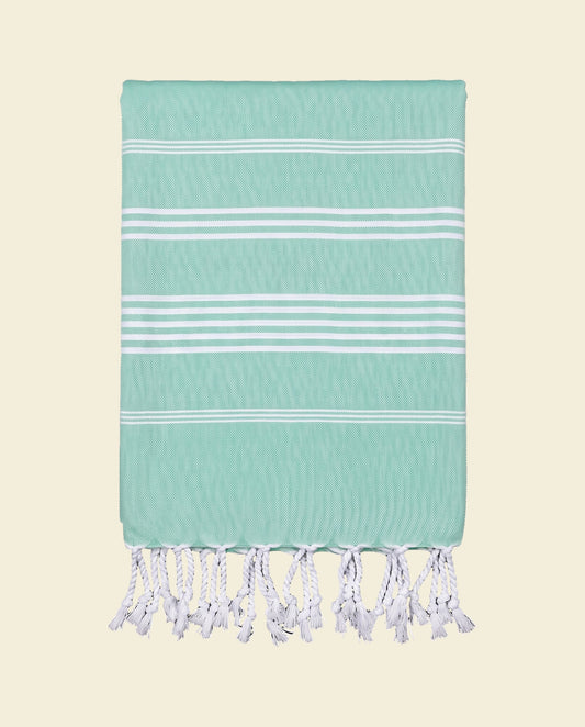 kleine hamamdoek Leyla mint - op kleur