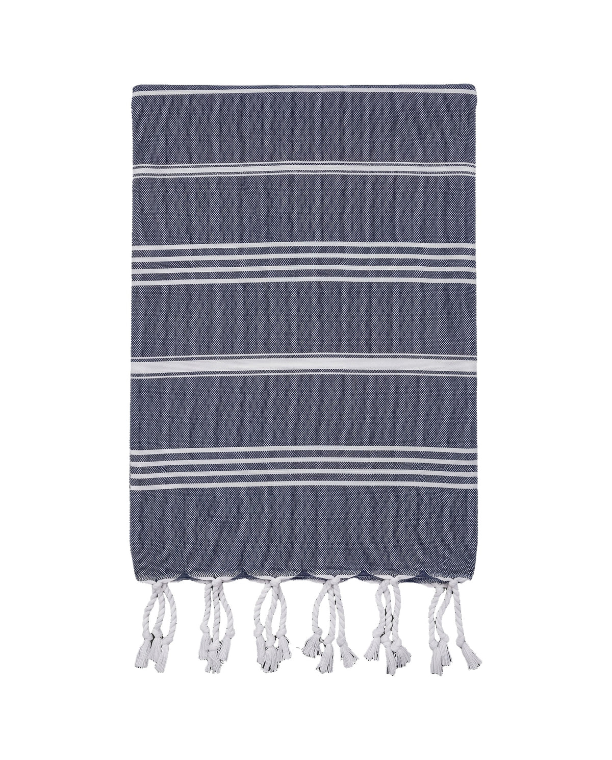 kleine hamamdoek Leyla navy - vrijstaand