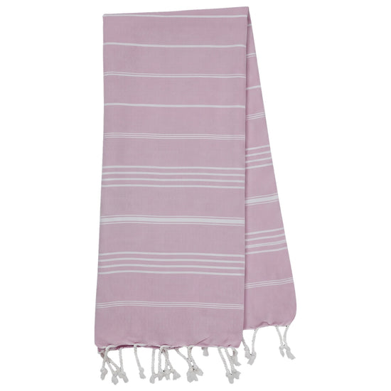 kleine hamamdoek Leyla pink - vrijstaand