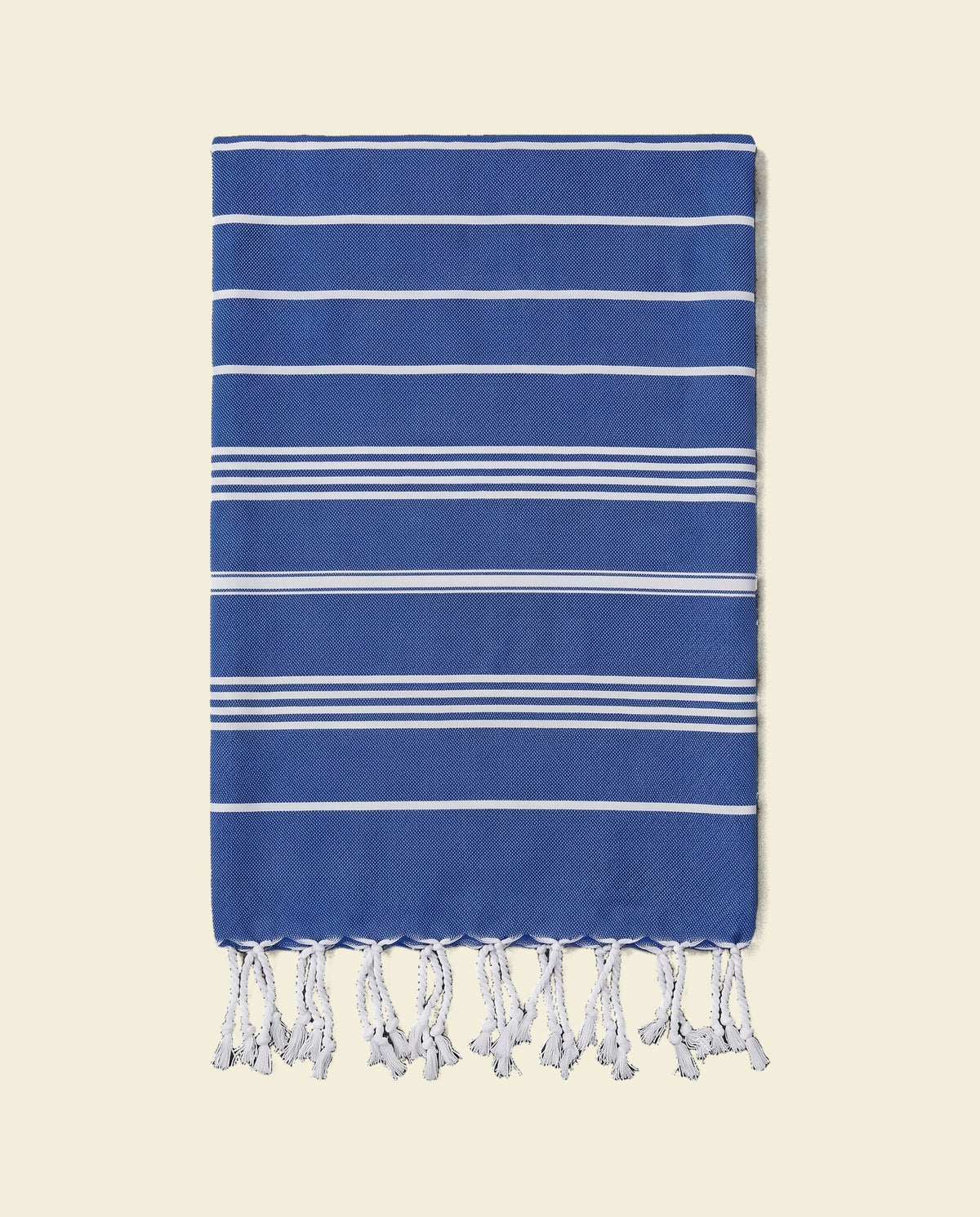 kleine hamamdoek Leyla royal blue - op kleur