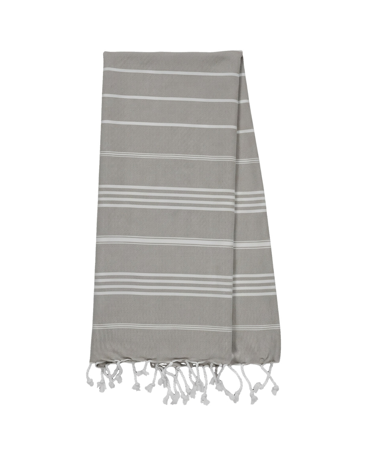 kleine hamamdoek Leyla taupe - vrijstaand