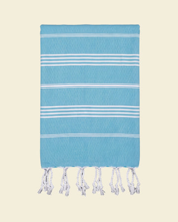 kleine hamamdoek Leyla turquoise