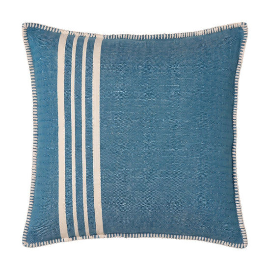 kussenhoes 40x40 Krem Sultan petrol blue - vrijstaand