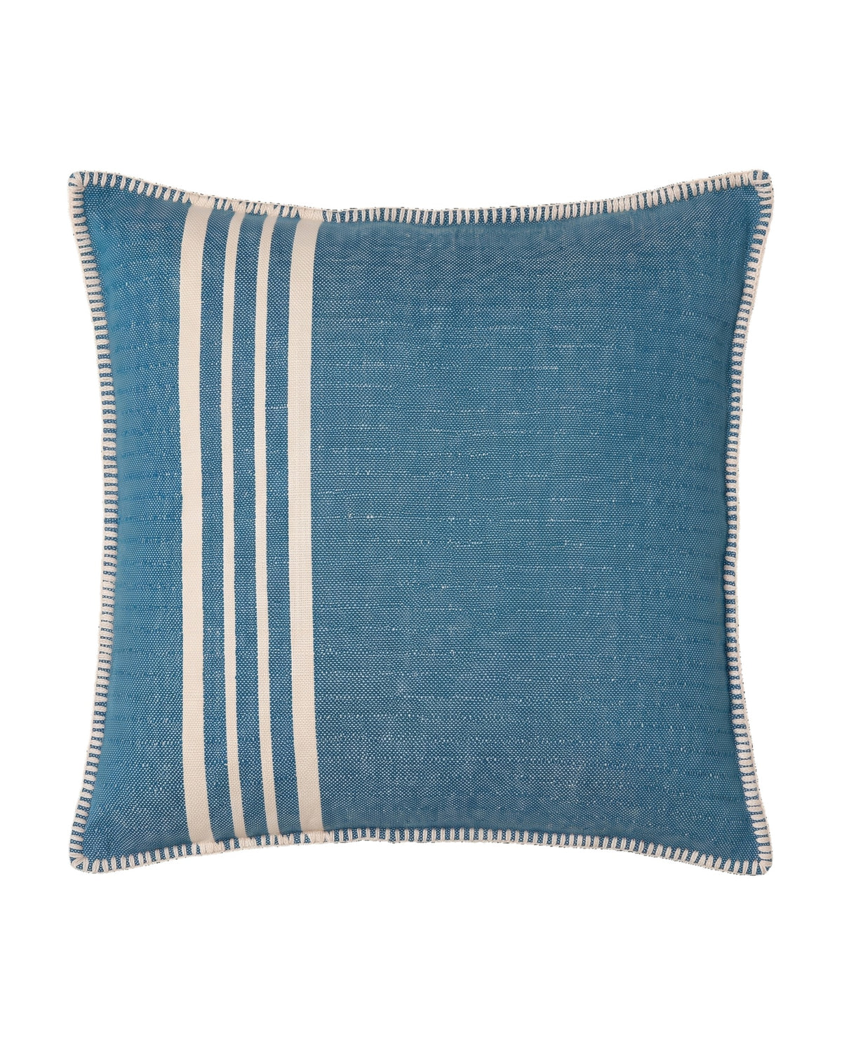 kussenhoes 40x40 Krem Sultan petrol blue - vrijstaand