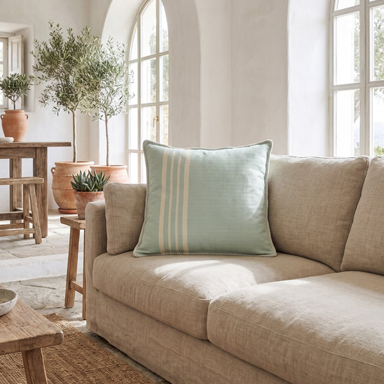 kussenhoes 50x50 Krem Sultan mint - sfeer
