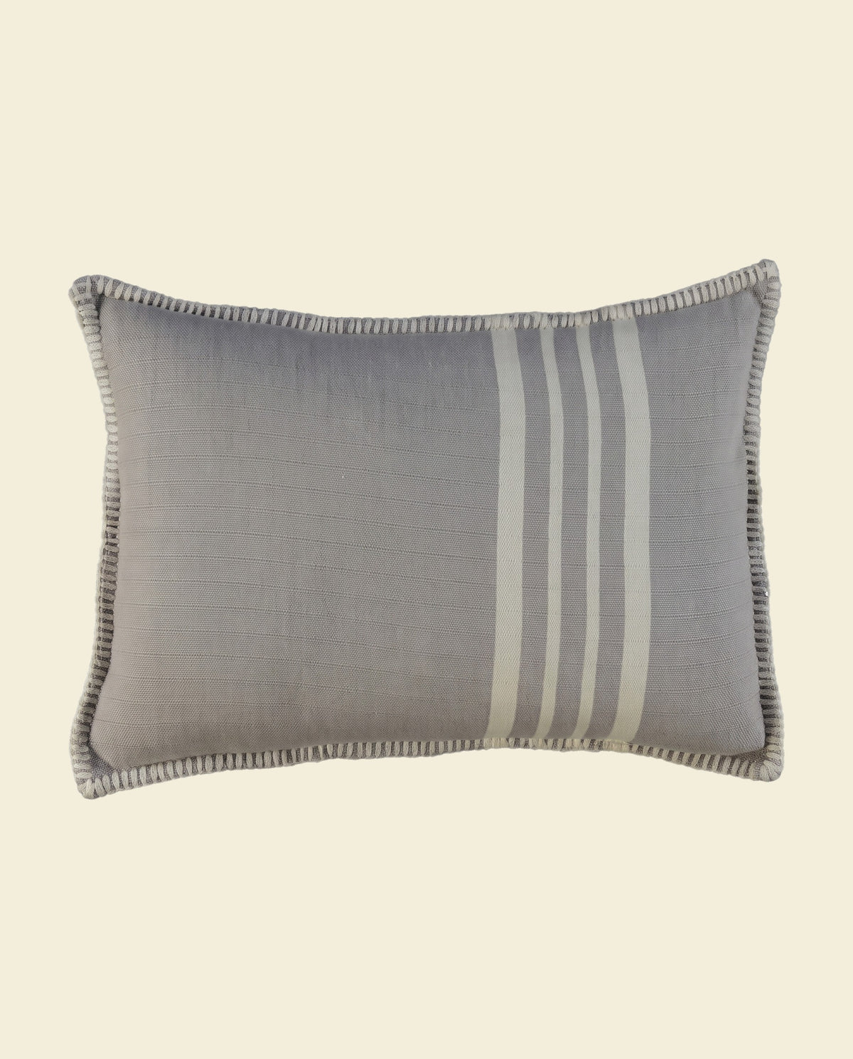 kussenhoes 60x40 Krem Sultan light grey - op kleur