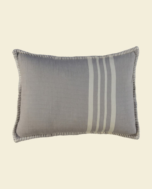 kussenhoes 60x40 Krem Sultan light grey - op kleur