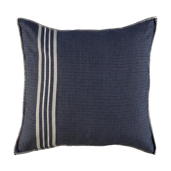 kussenhoes 65x65 Krem Sultan navy - vrijstaand