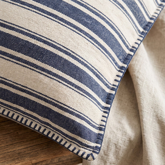 kussenhoes Karakiz 80x25 navy - detail