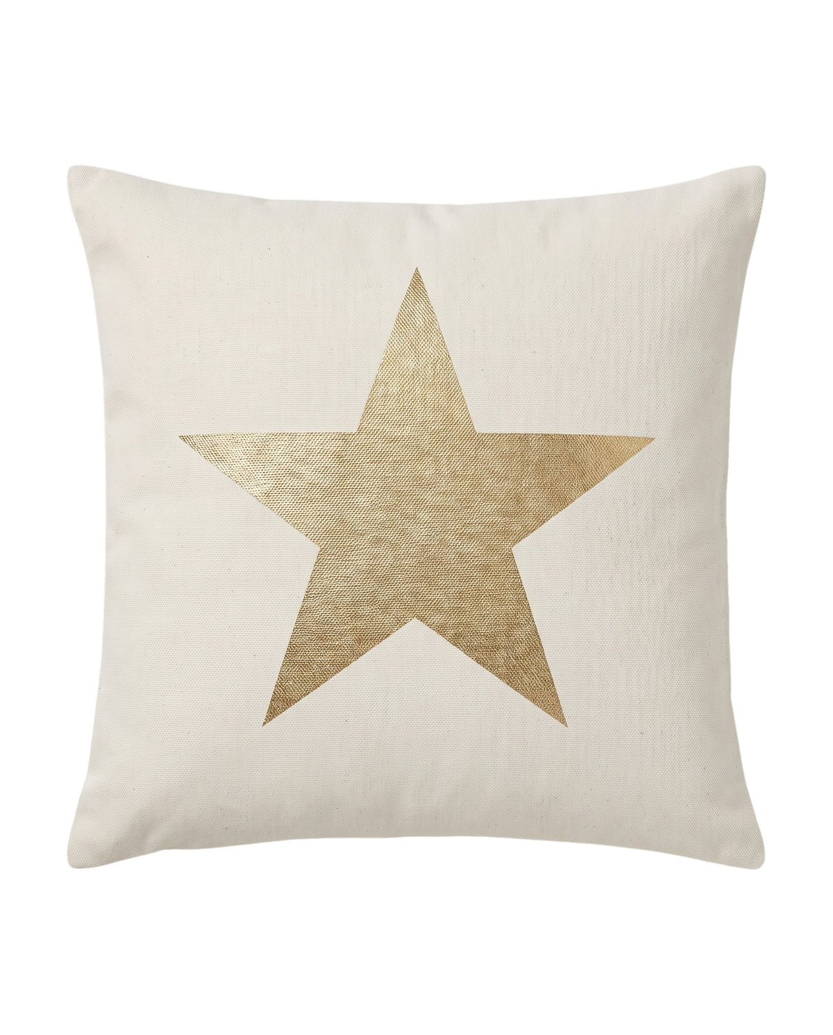 kussenhoes off white gold star - vrijstaand