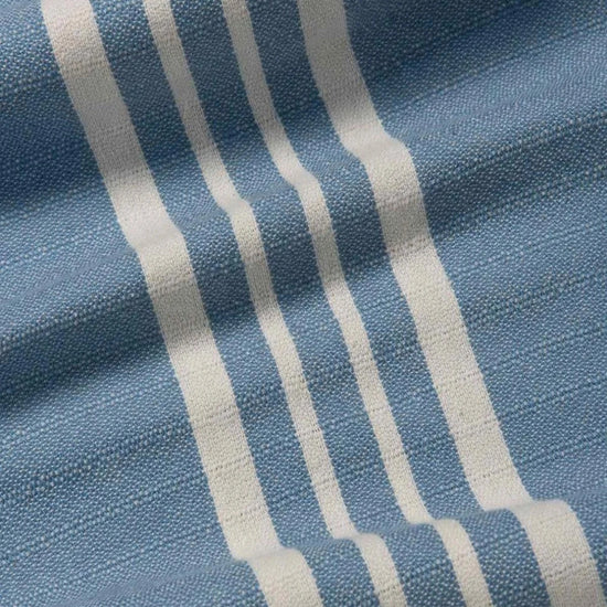 hamamkatoen Lalay Krem Sultan air blue stofdetail