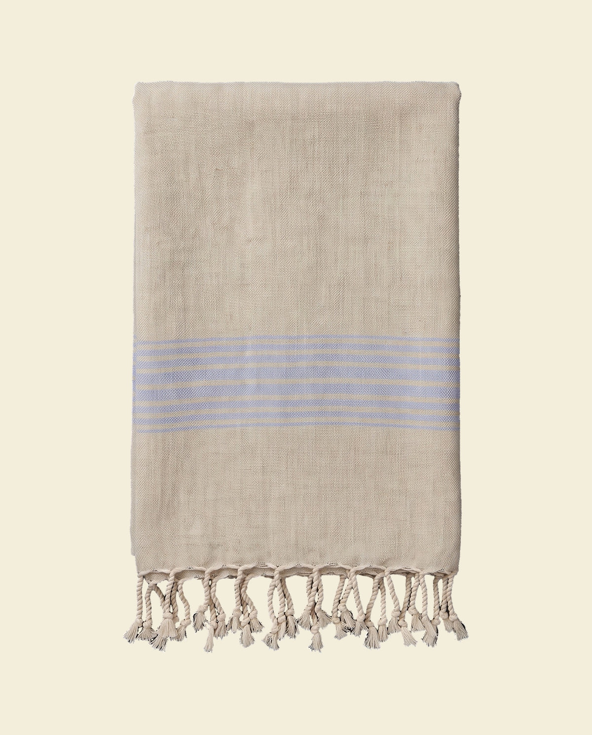 linnen hamamdoek lavendelblauw - op kleur