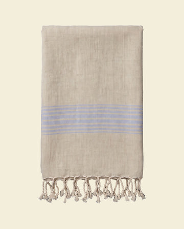 linnen hamamdoek lavendelblauw