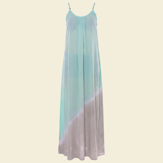 maxi dress strandjurk Batik mint gray - op kleur