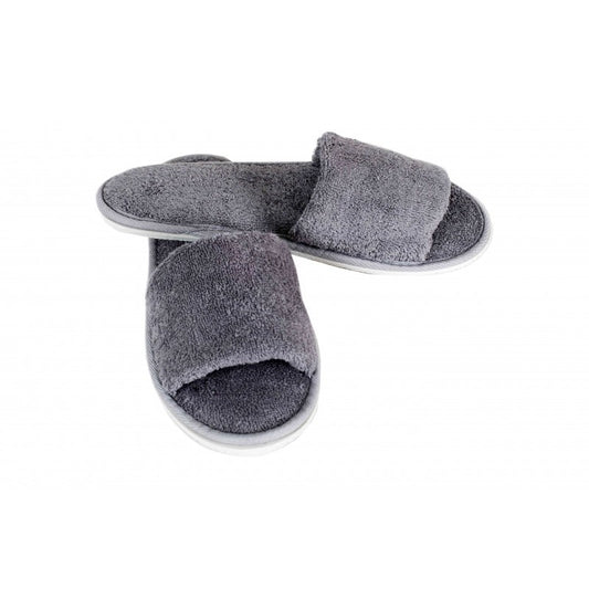 open sauna slippers grijs