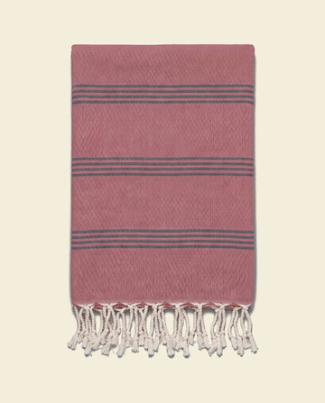 organic hamamdoek biokatoen bordeaux
