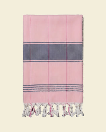 organic hamamdoek biokatoen poederroze