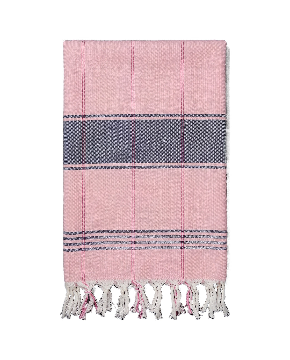 organic hamamdoek biokatoen poederroze - vrijstaand