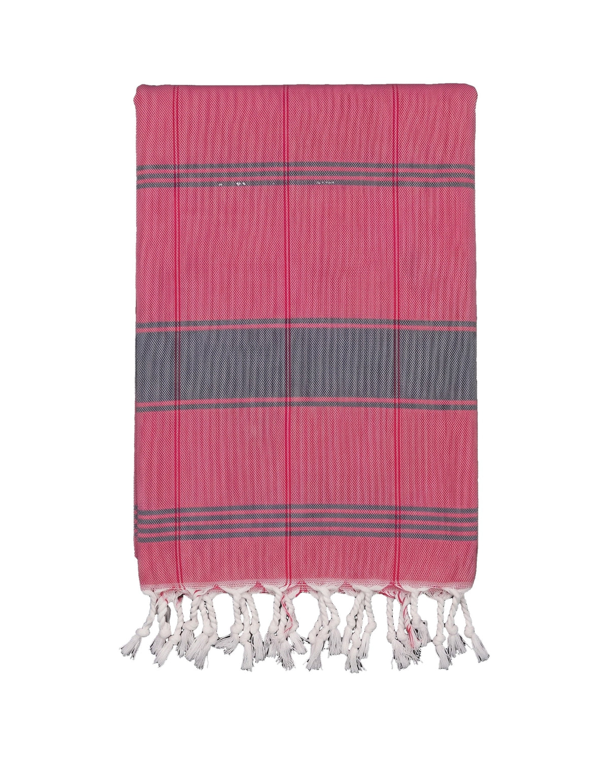 organic hamamdoek biokatoen robijnrood - vrijstaand