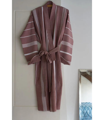 hamam badjas chocoladebruin