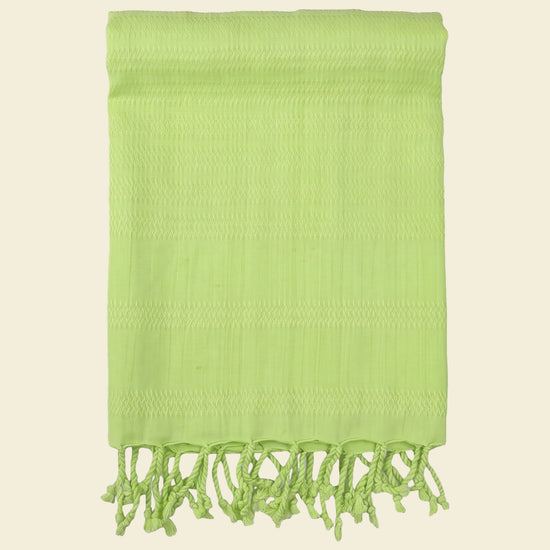 pareo hamamdoek Aqua lime - op kleur
