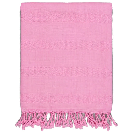 pareo hamamdoek Aqua roze - vrijstaand