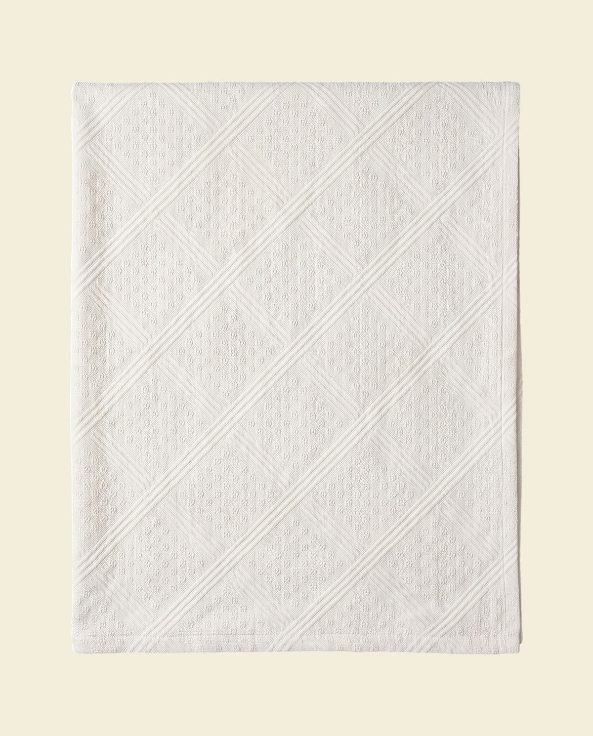 pique bedsprei original ecru - op kleur