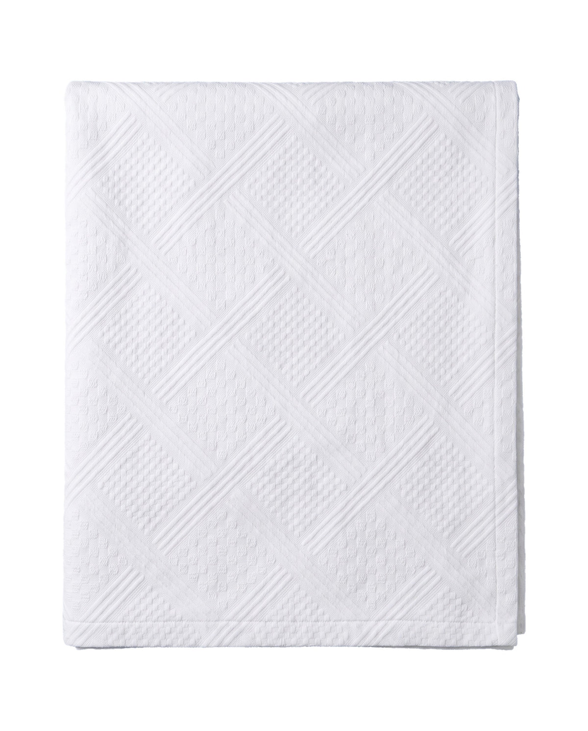 pique bedsprei original wit - vrijstaand