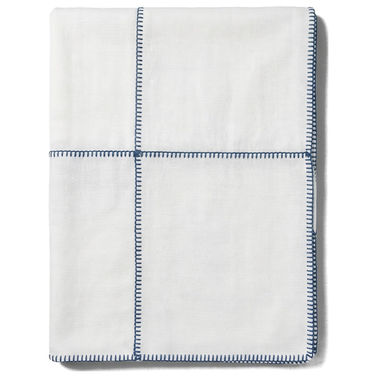 plaid patchwork natural navy - vrijstaand