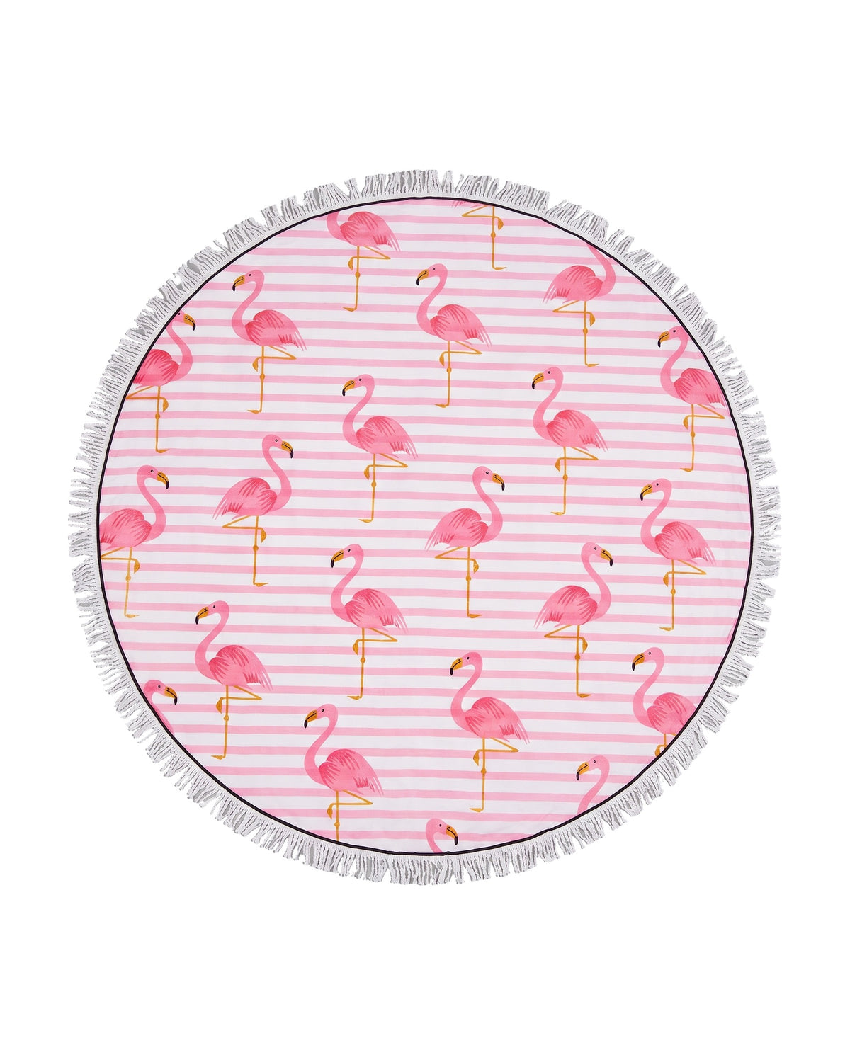 Roundie Gypsy Flamingo pink fringe - vrijstaand