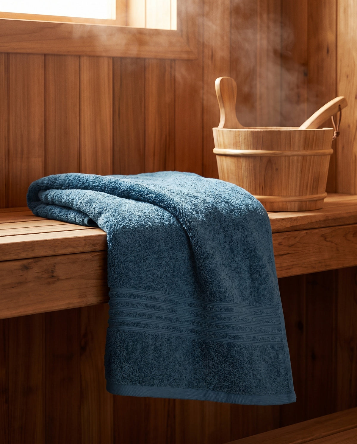 sauna handdoek xxl petrol - sfeer