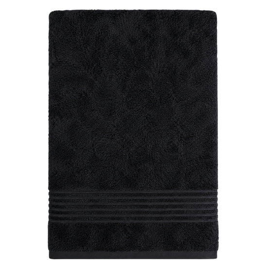 sauna handdoek xxl zwart - vrijstaand