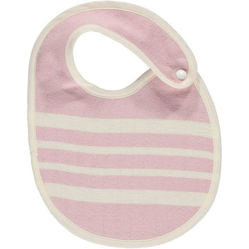 Baby slabbetje Krem Sultan rose pink