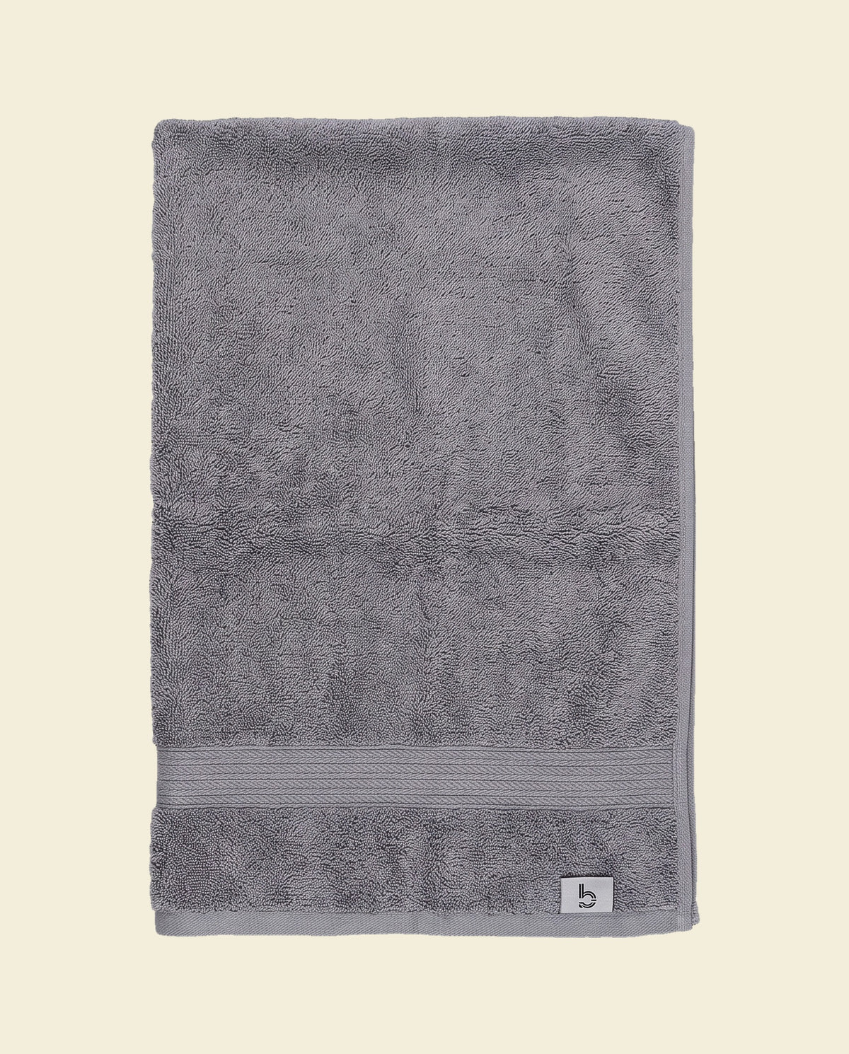 sporthanddoek bamboe grijs - op kleur
