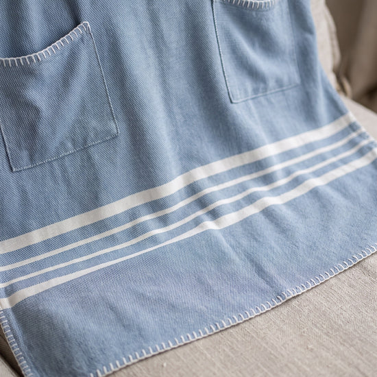 strandponcho Sultan air blue - detail