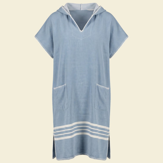 strandponcho Sultan air blue - op kleur