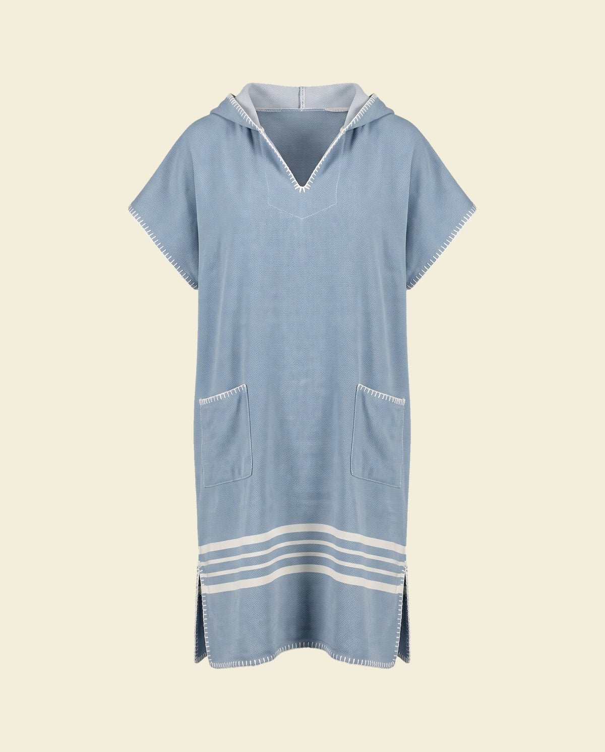 strandponcho Sultan air blue - op kleur