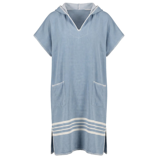 strandponcho Sultan air blue - vrijstaand