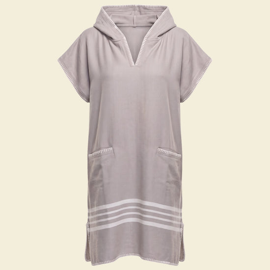 strandponcho Sultan light grey - op kleur