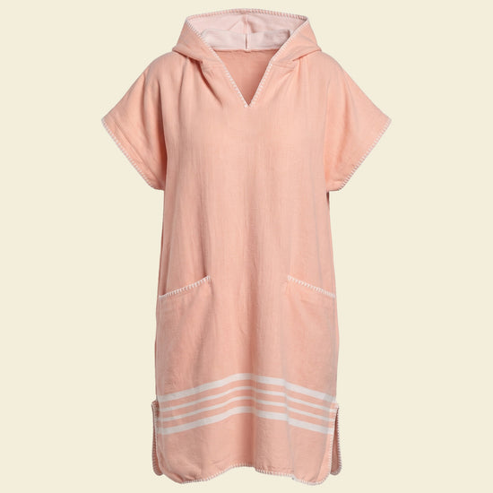 strandponcho Sultan melon - op kleur