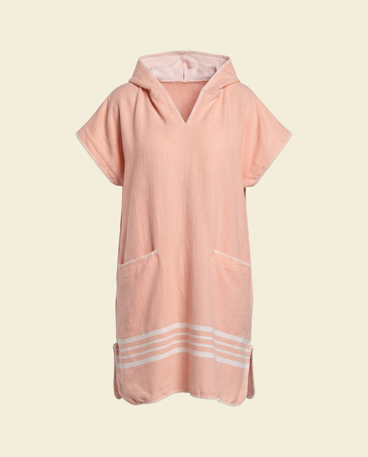 strandponcho Sultan melon - op kleur