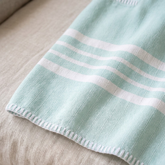 strandponcho Sultan mint - detail