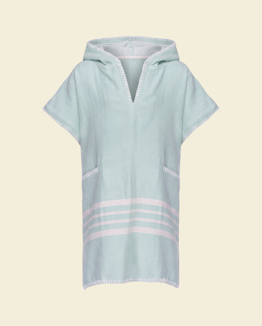 strandponcho Sultan mint - op kleur