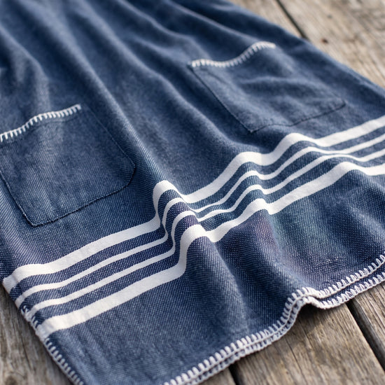 strandponcho Sultan navy - detail