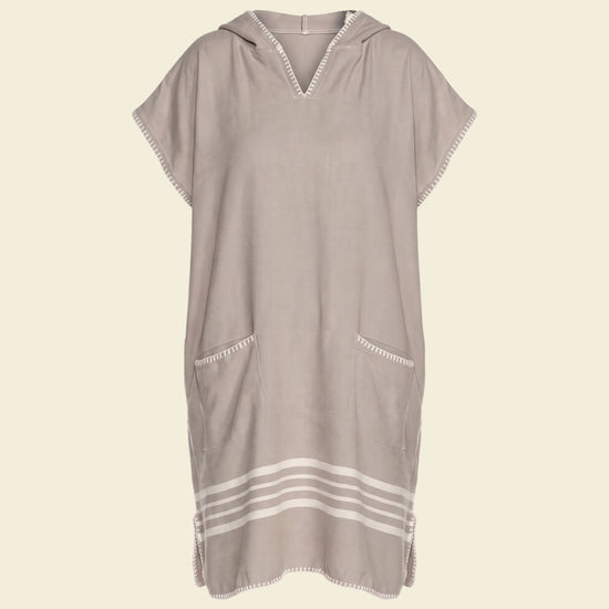 strandponcho Sultan taupe - op kleur