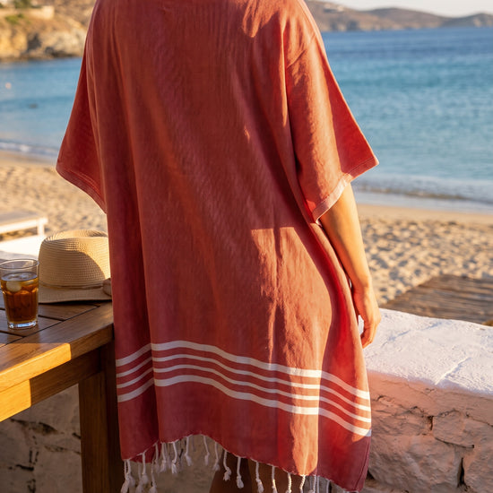 strandtuniek Sultan brick - sfeer